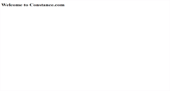 Desktop Screenshot of constance.com