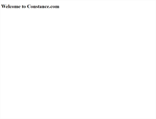 Tablet Screenshot of constance.com