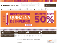 Tablet Screenshot of constance.com.br